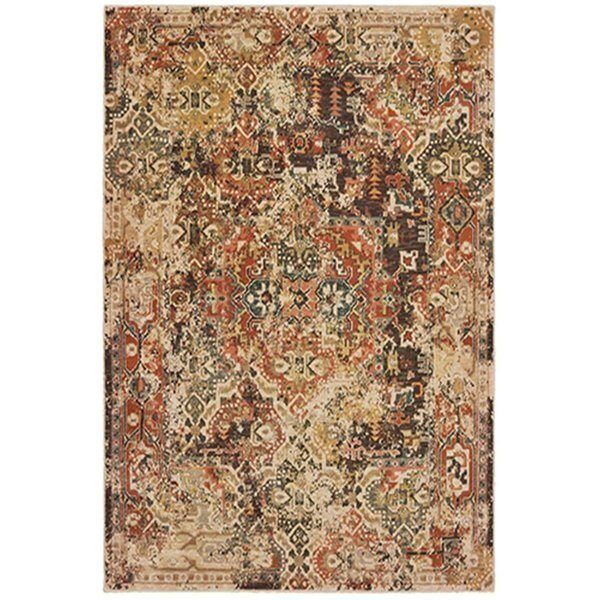 2 ft. 3 in. x 7 ft. 6 in. Toscana Rectangular Area Rug Charcoal, Oriental Weavers, Mfr#: T9555B068230ST